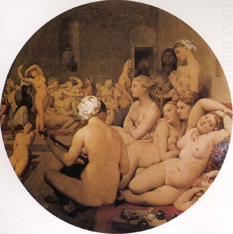 Jean-Auguste Dominique Ingres The Turkish Bath china oil painting image